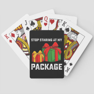 Hör auf, an meinem Weihnachtsfeiertag zu starren Spielkarten