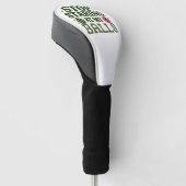 Hör auf, an meinen Ballen dreckiger Weihnachtsfeie Golf Headcover (angewinkelt)