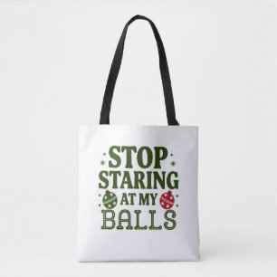 Hör auf, an meinen Ballen dreckiger Weihnachtsfeie Tasche