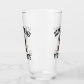 Hör auf, an meinen Nüssen zu stinken - lustiger Ei Glas (Links)