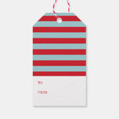 Hör auf, an Weihnachtsgeschenke zu glauben Geschenkanhänger (Rückseite)