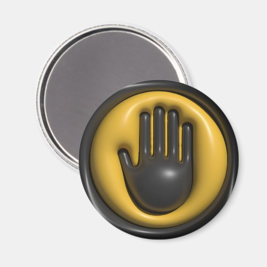 Hör auf damit! magnet (Vorderseite/Rückseite)