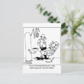 Hör auf, deine Nägel zu binden Postkarte (Stehend Vorderseite)