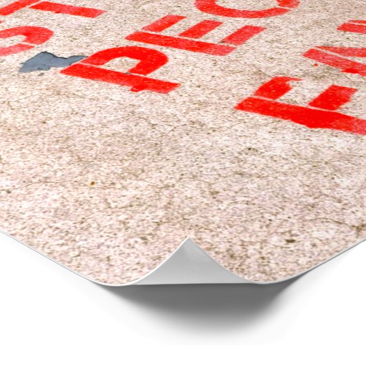 Hör auf, dumme Leute berühmt zu machen - Funny Spa Poster (Ecke)