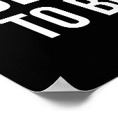 Hör auf, durchschnittlich zu sein, du wirst bestim poster (Ecke)