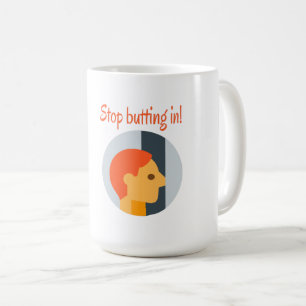 Hör auf einzuschalten! Combo-Tasse Kaffeetasse