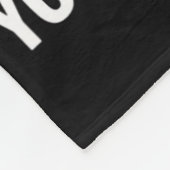 Hör auf Fragen, warum ich ein Loch bin Fleecedecke (Ecke)