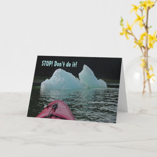 Hör auf! karte (Gelbe Blume)