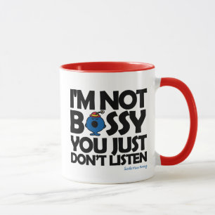 Hör auf Little Miss Bossy Tasse