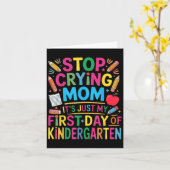 Hör auf, Mama zu weinen........................... Karte (Gelbe Blume)