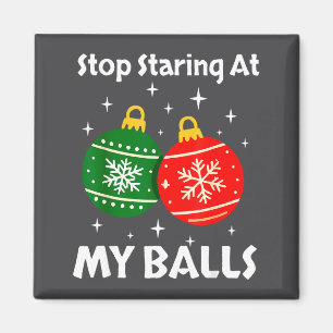 Hör auf, meine lustige Weihnachtsdekoration für Er Magnet