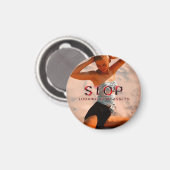 Hör auf, meine Vermögenswerte anzustarren Magnet (Vorderseite/Rückseite)