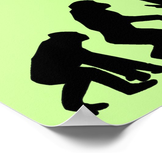 Hör auf, mir zu folgen, ich bin ein Kreationist! Poster (Ecke)