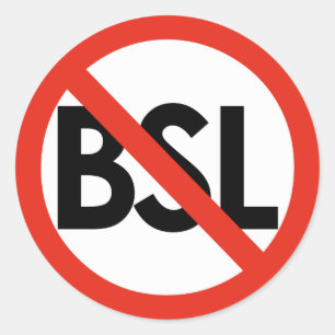 Hör auf mit BSL! Anti-BSL große Aufkleber