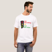 "Hör auf oberflächlich zu sein" T-Shirt (Vorne ganz)