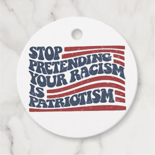 Hör auf, so zu tun, als wäre Patriotismus dein Ras Geschenkanhänger