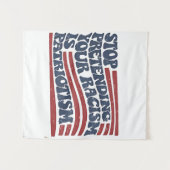 Hör auf, so zu tun, als wäre Patriotismus dein Ras Wandteppich (Vorderseite (Horizontal))