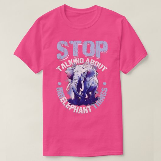 Hör auf, über irreführende Dinge zu reden Liebe El T-Shirt (Design vorne)