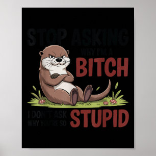 Hör auf zu fragen warum ich ein KI bin, ich frage  Poster