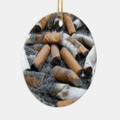 Hör auf zu rauchen! Ashtray Keramikornament (Rechts)
