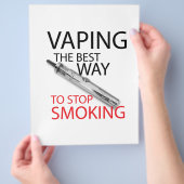 Hör auf zu rauchen flyer (Hand)