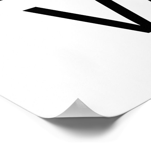 Hör auf zu rauchen poster (Ecke)