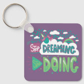 Hör auf zu träumen, fang an, bleichen Lavendel Met Schlüsselanhänger (Vorderseite)
