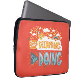 Hör auf zu träumen, fang an, dunkle Korallen zu ma Laptopschutzhülle (Vorne Rechts)