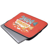 Hör auf zu träumen, fang an, dunkle Korallen zu ma Laptopschutzhülle (Vorne Knopf)