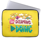 Hör auf zu träumen, fang an, gelb zu werden laptopschutzhülle (Vorderseite)