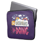 Hör auf zu träumen, fang an zu singen laptopschutzhülle (Vorderseite Links)