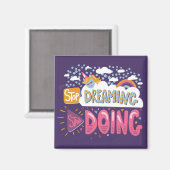 Hör auf zu träumen, fang an zu singen magnet (Vorderseite/Rückseite)