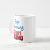 Hör auf zu träumen, fang an zu tun kaffeetasse (Vorderseite Links)