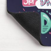 Hör auf zu träumen, mach Dunkelblau. Mousepad (Ecke)