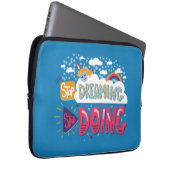 Hör auf zu träumen, mach Stahl blau! Laptopschutzhülle (Vorne Rechts)