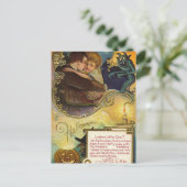 Hör mal Kleines zu Halloween Postkarte (Stehend Vorderseite)