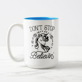 Hör nicht auf, an die einsame Tasse zu glauben