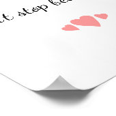 Hör nicht auf, das Reiseplakat von Glauben zu halt Poster (Ecke)