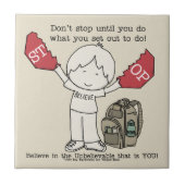 Hör nicht auf fliese (Vorderseite)