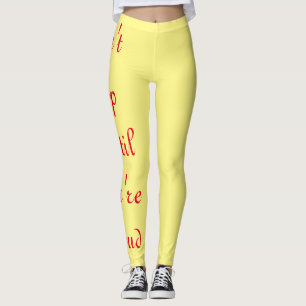 Hör nicht auf leggings