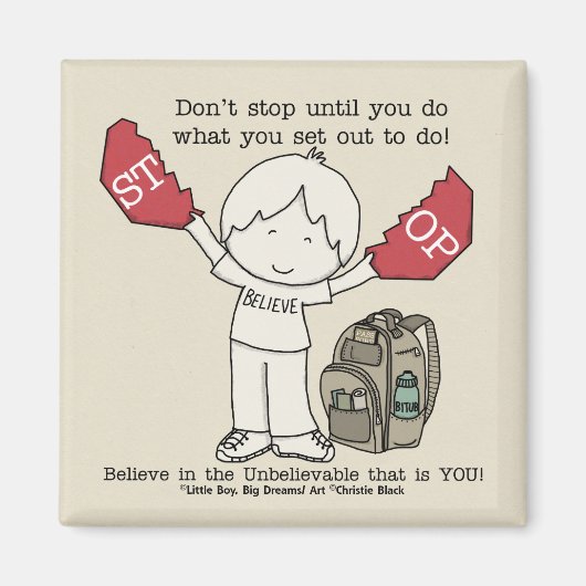 Hör nicht auf magnet (Vorne)