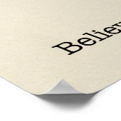 Hör nicht auf poster (Ecke)