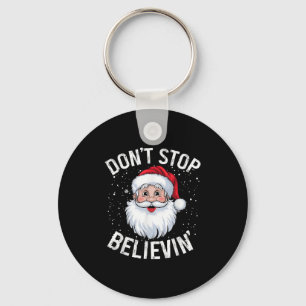 Hör nicht auf, Weihnachten Vintagen Weihnachtsmann Schlüsselanhänger