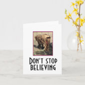 Hör nicht auf zu glauben karte (Gelbe Blume)