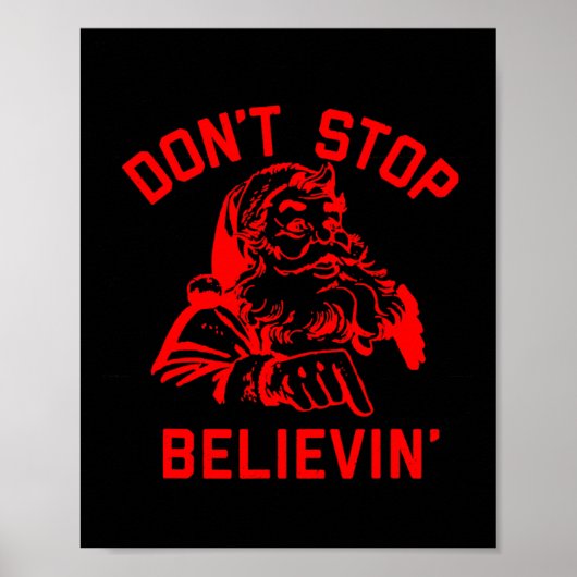 Hör nicht auf zu glauben poster (Vorne)