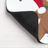 Hör nicht auf zu glauben! Weihnachtsbär Mousepad (Ecke)