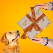Hör nicht auf zu reiten - Hundeliebhaber - Goldene Geschenkpapier