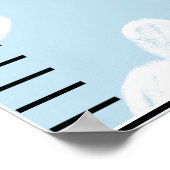 Hör nie auf, Babywachstumsdiagramm zu sehen Poster (Ecke)