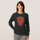 Hör nie auf, Pizza zu essen T-Shirt (Vorne ganz)