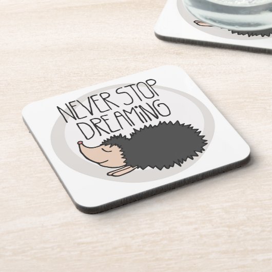 Hör nie auf zu träumen untersetzer (Linke Seite)